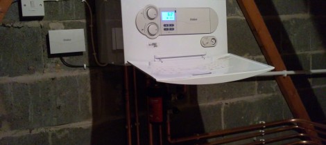 Energy efficient boiler installed by Aqua Systems